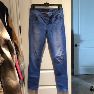 Express mid rise skinny jeans